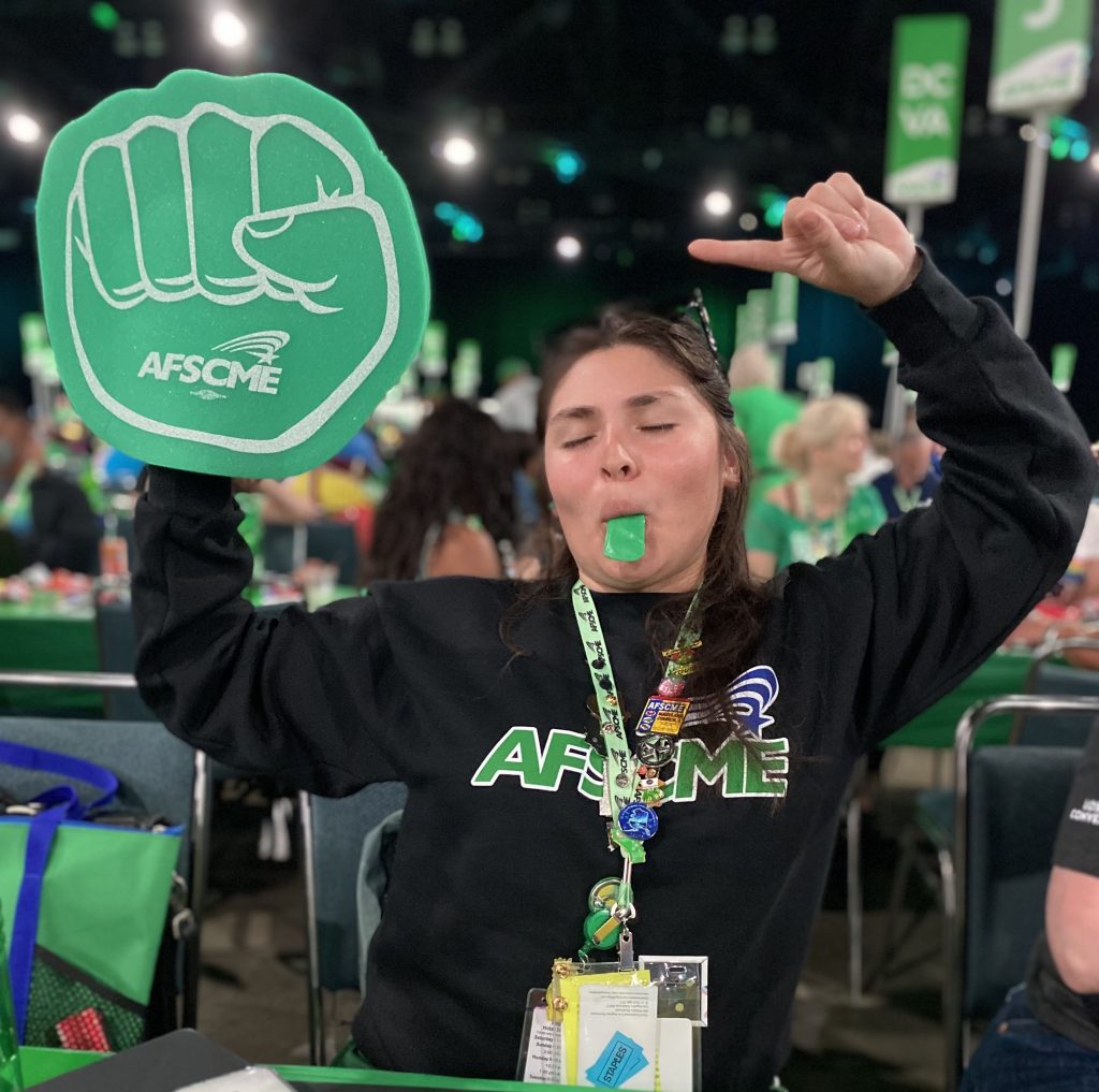 IMG_4726 Allison, a Guatemalan woman at the AFSCME 2024 International Convention